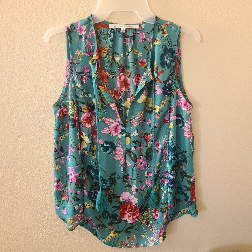 Teal Blouse